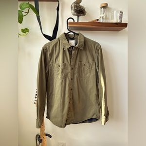 American Eagle super soft green shirt jacket